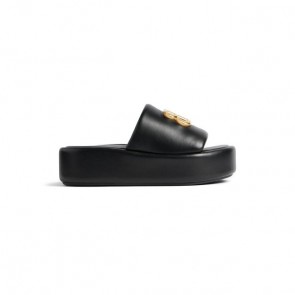 Lady's Balenciaga Rise Sandal In Black