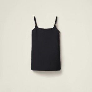 Lady's Miumiu Grain De Poudre Mini-Dress