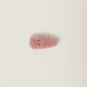 Miumiu Shearling hair clip