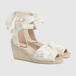 Lady's Gucci Interlocking G Espadrille Sandal