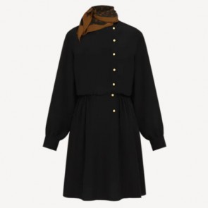 Louis Vuitton MONOGRAM SCARF KNEE LENGTH DRESS