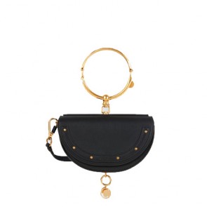 Chloe women Small Nile minaudiere in smooth calfskin clutches evening bags