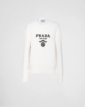 Lady's Prada Cashmere Crew-Neck Sweater
