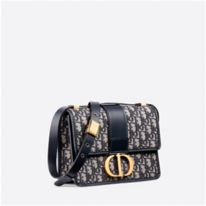 Women's 30 Montaigne bag Blue Dior Oblique Jacquard M9203UTZQ_M928