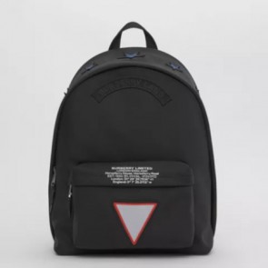 burberry Badge Appliqué Nylon Backpack p80420861 BAG