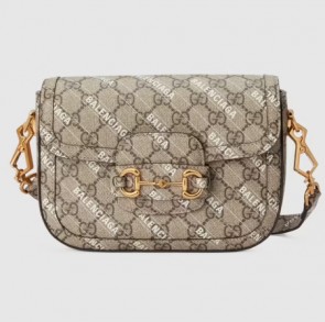 Gucci Balenciaga print The Hacker Project mini Gucci Horsebit 1955 Style ‎658574 ULZAG 9759