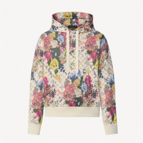 LV Flower Graphic Jacquard Hoodie Louis Vuitton Clothes