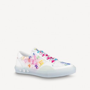 Men's LV Ollie Sneaker Watercolor Shoes