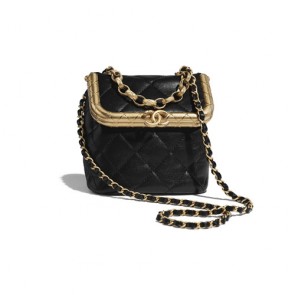 Chanel Small Kiss Lock Bag AS1885 B03428 94305 For Women