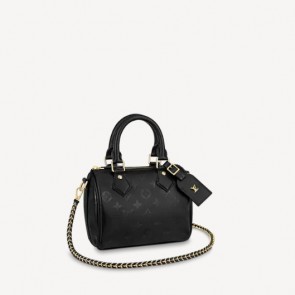 LV speedy bb monogram Lambskin embossed leather BAG