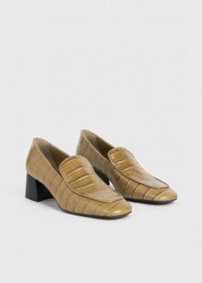 Lady's Toteme The Block-Heel Pump Shoes