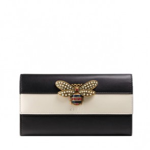 Gucci women Queen Margaret leather continental wallet 476064