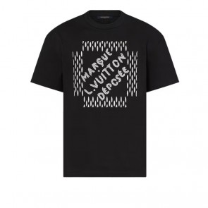 Men's Louis Vuitton Embroidered Signature Cotton T-Shirt