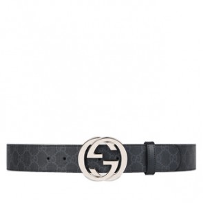 Gucci mens GG Supreme belt with G buckle 411924