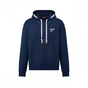 Men's Louis Vuitton Jersey Hoodie With LV Nautical Ropes Embroidery