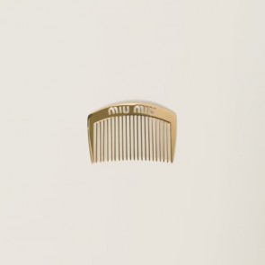Discount Lady's Miumiu Metal Hair Comb