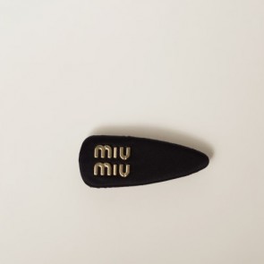 Lady's Miumiu Velvet Hair Clip