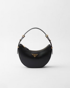 Lady's Prada Prada Arqué Leather Shoulder Bag