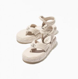 Lady's Chanel Lambskin Sandals