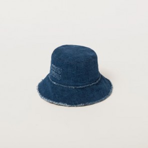 Lady's Miumiu Denim Bucket Hat