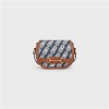 Women's Celine Small CrÉcy Bag In Maillon Triomphe Jacquard And Calfskin